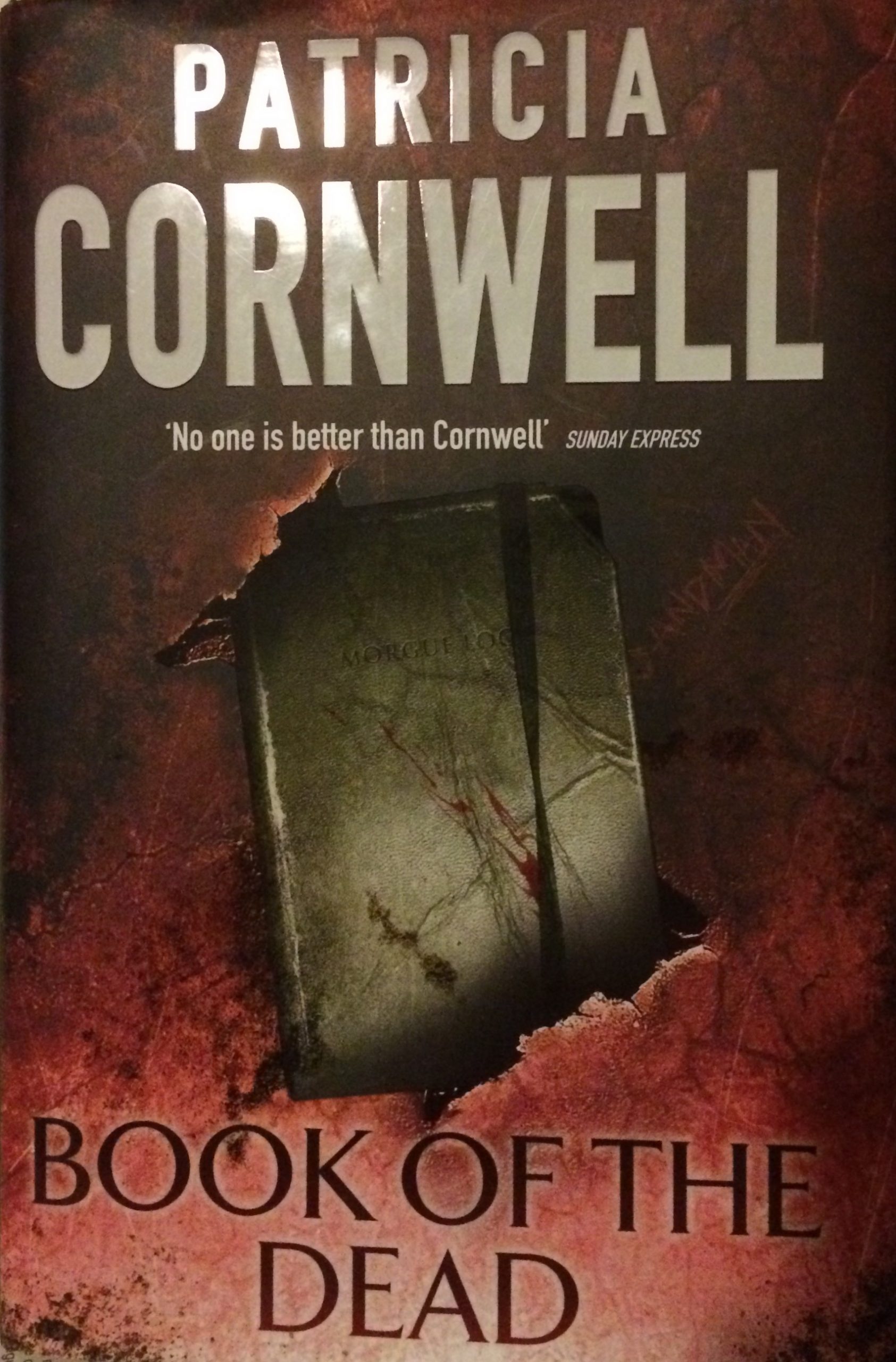 Book cover for Patricia Cornwell's 'Book of the Dead'