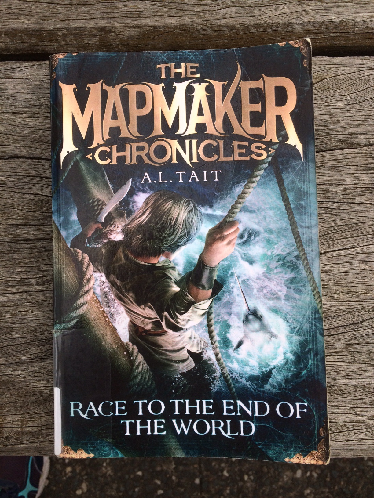 Book cover for A. L. Tait's 'The Mapmaker Chronicles: Race to the End of the World'