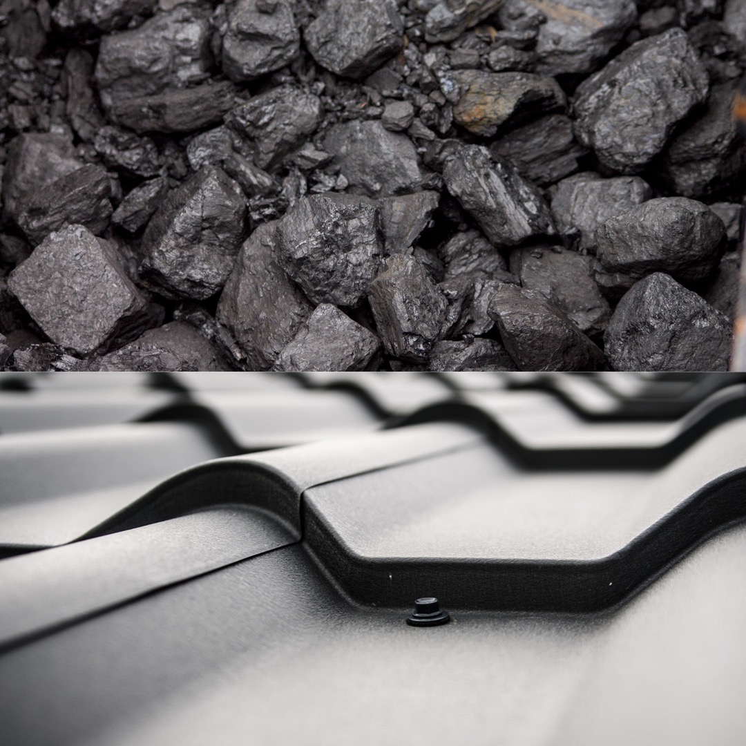 Coal and roofing tiles