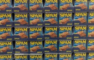 A wall of canned spam